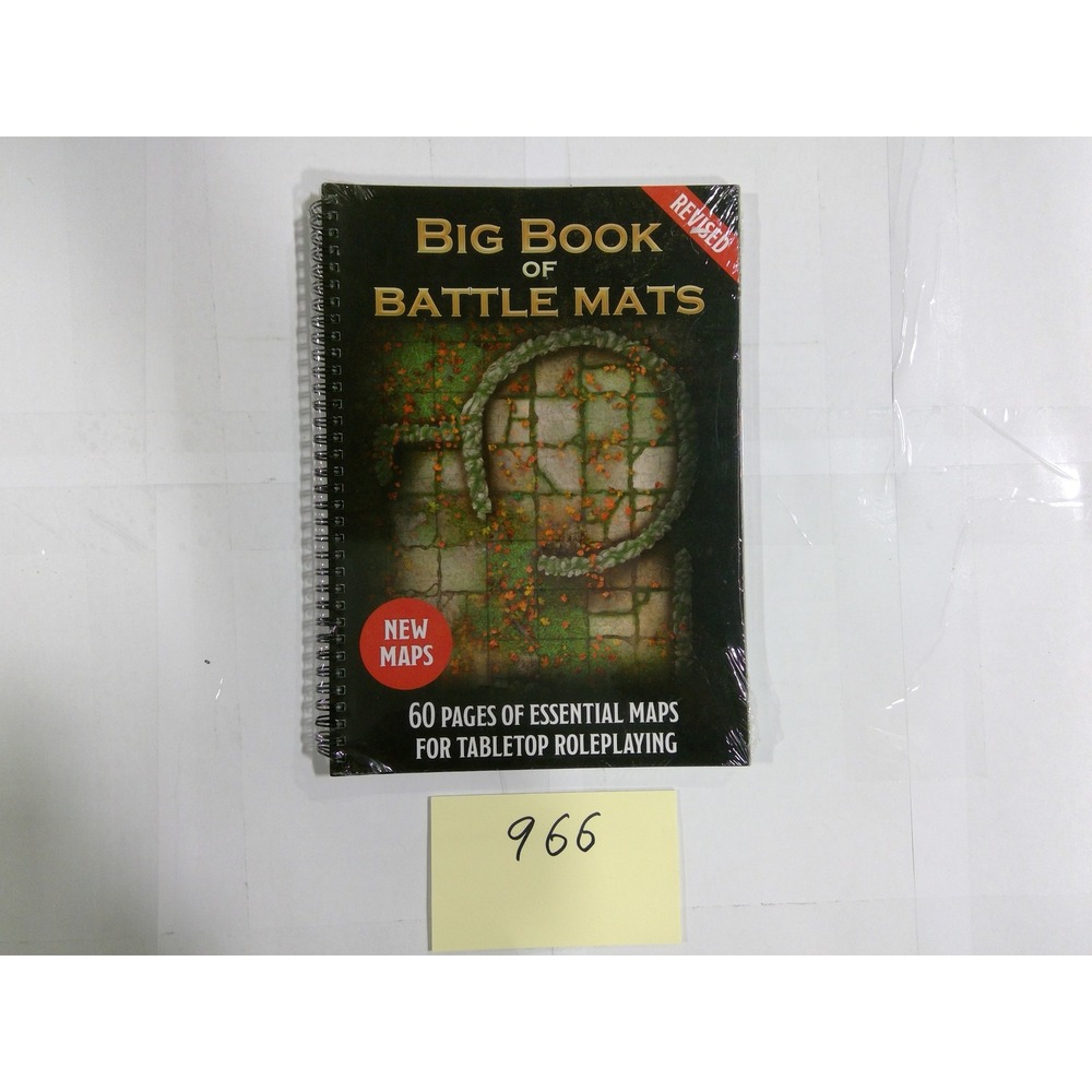 Loke Battle Mats Big Book of Battle Mats Revised RPG Maps New Spiral Bound